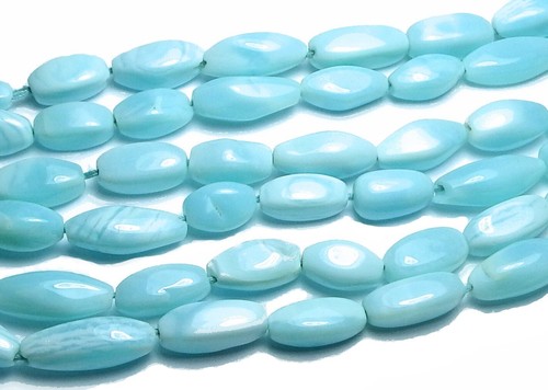 Peruvian blue opal 10 - 14", 10-16mm